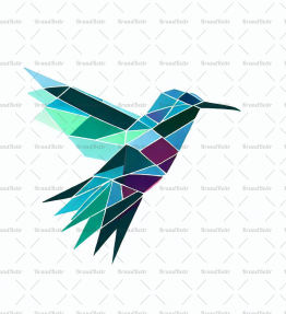 Geometrischer Kolibri